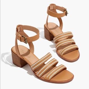 NWT Madewell The Lily Whipstitch Sandal